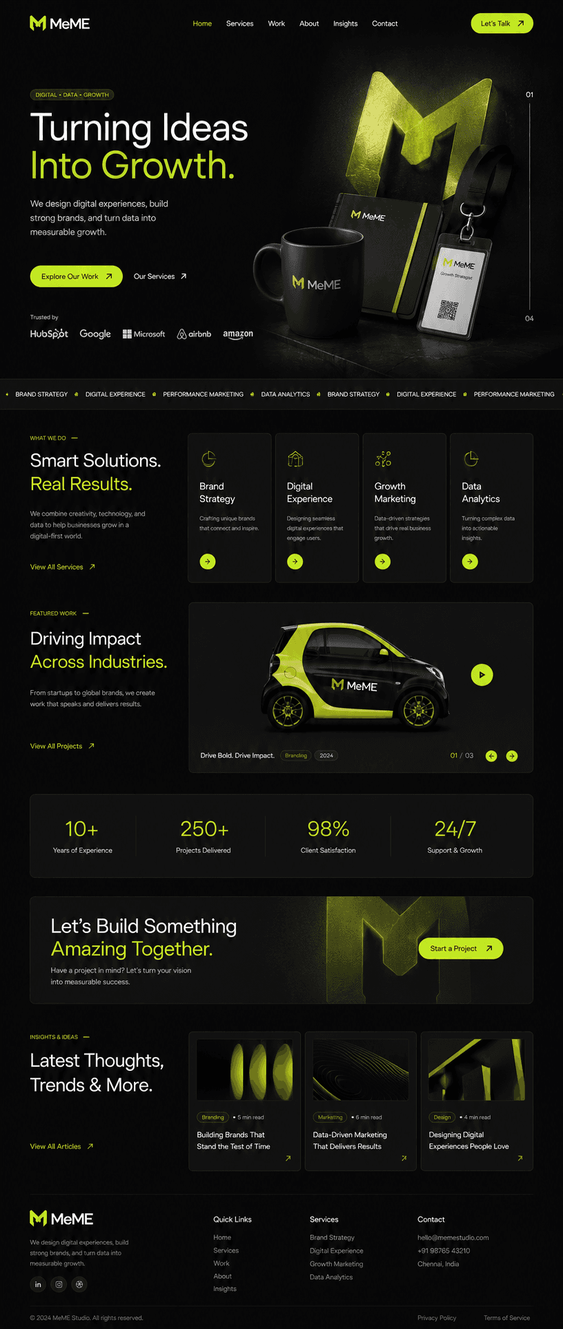 Responsive website design