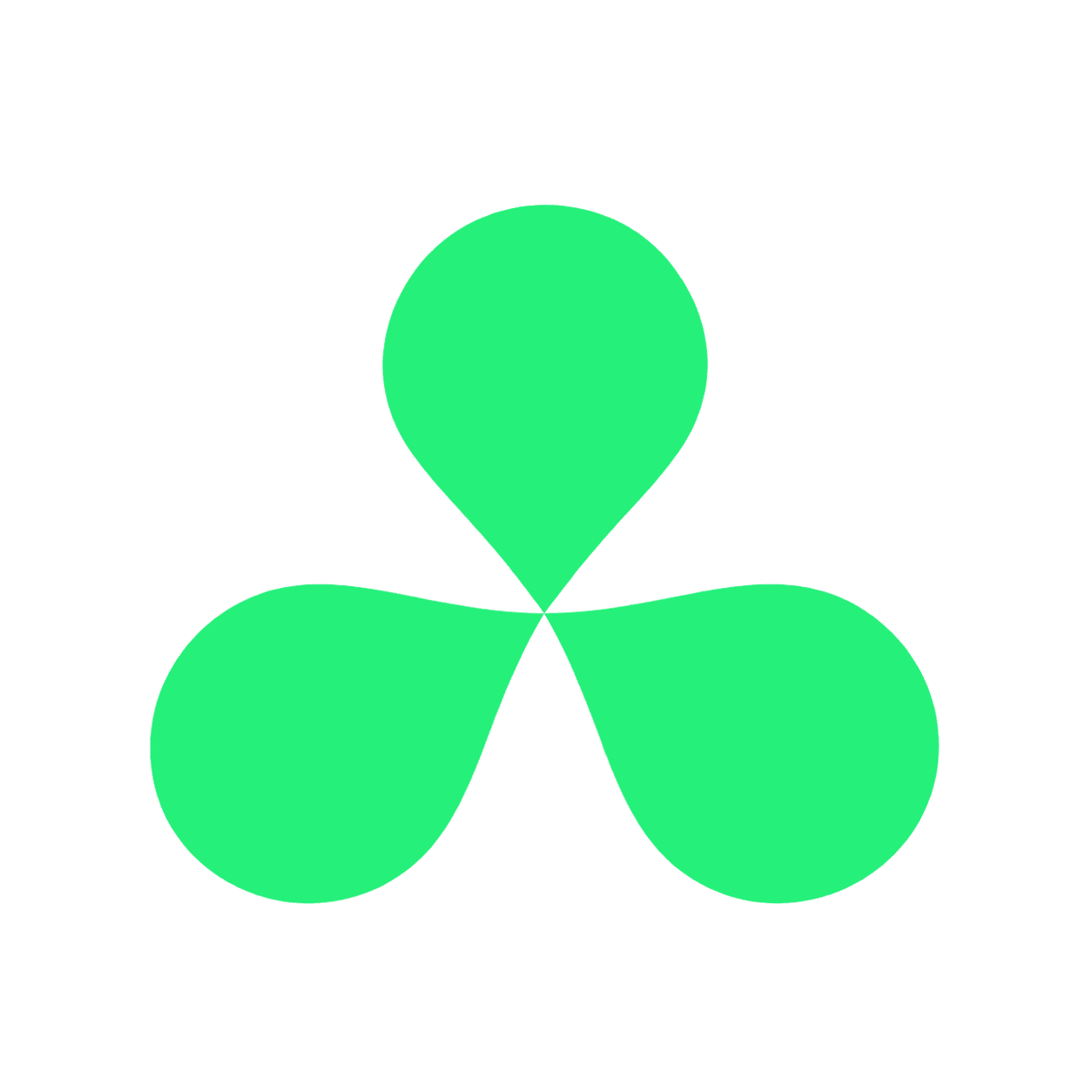 Studio Visual Symbol 01 — 3-Petal Clover