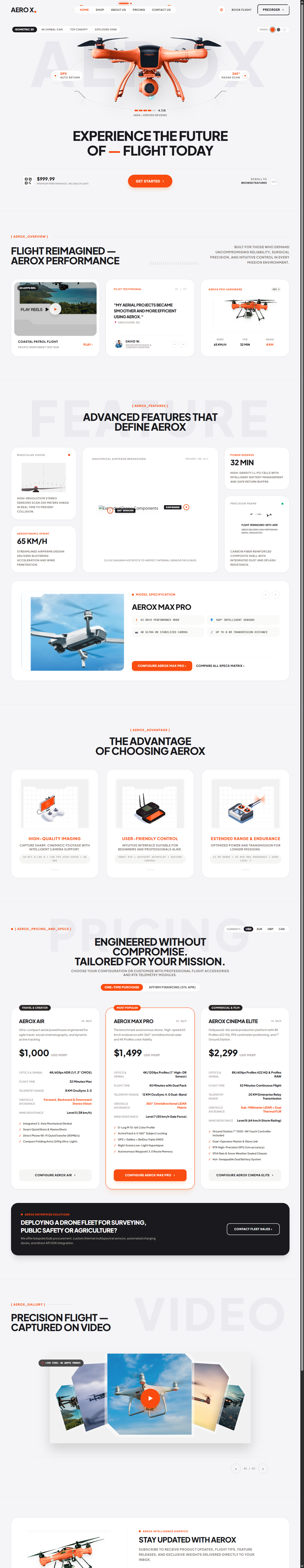 AEROX Drone Platform production screenshot 1