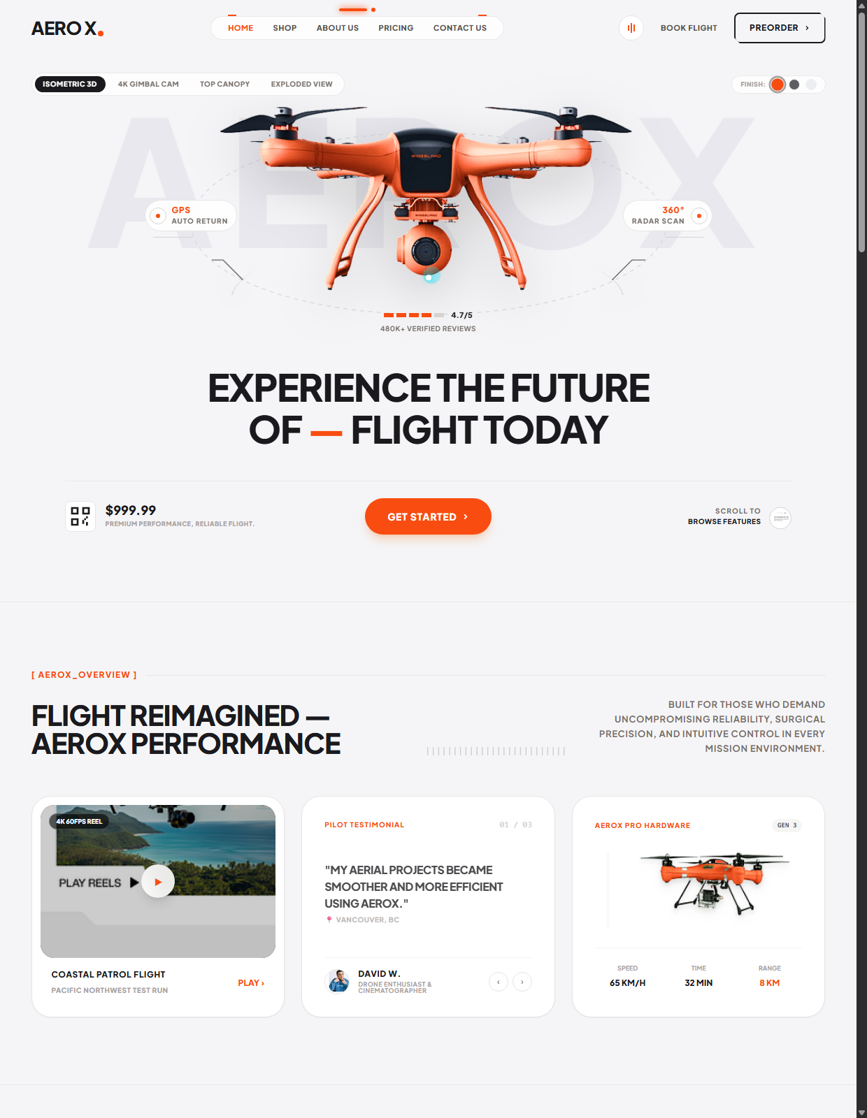 AEROX Drone Platform production screenshot 4