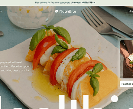 NutriBite live experience preview