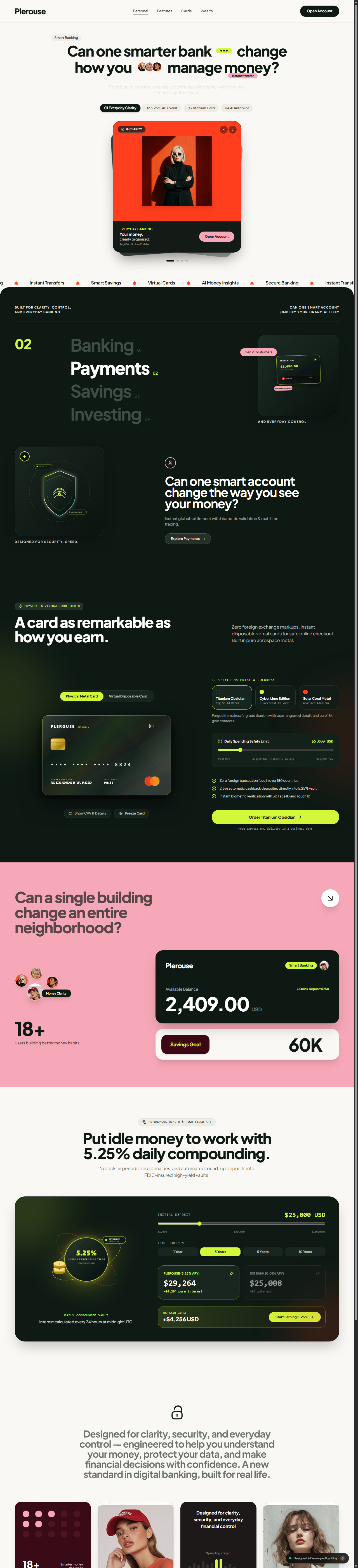 Plerouse Neobank production screenshot 2